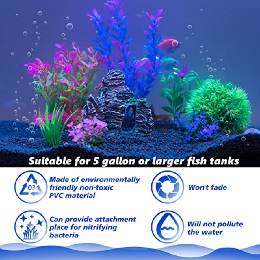 Aquarium Artificial Plastic Pl - Aquarium Goldfish avis et prix