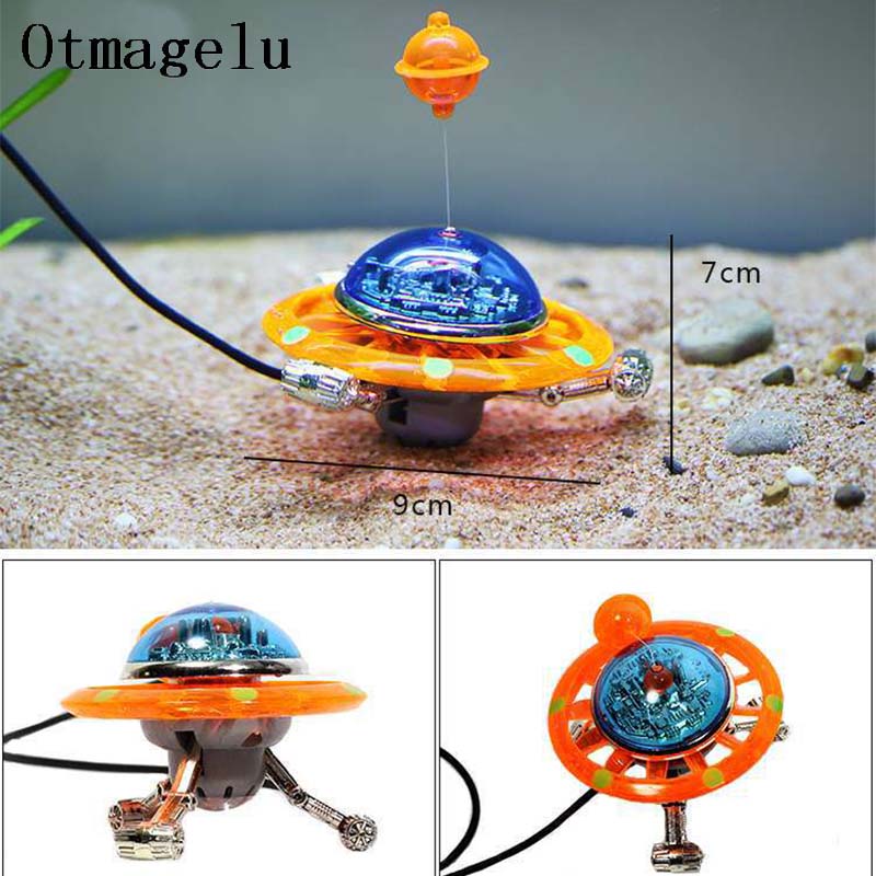 Suspended UFO Aquarium Statue  - Aquarium Fish World avis et prix