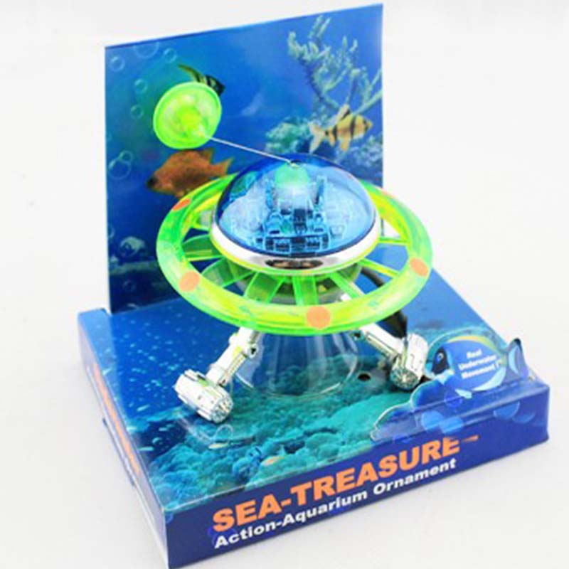 Suspended UFO Aquarium Statue  - Aquarium Fish World avis et prix