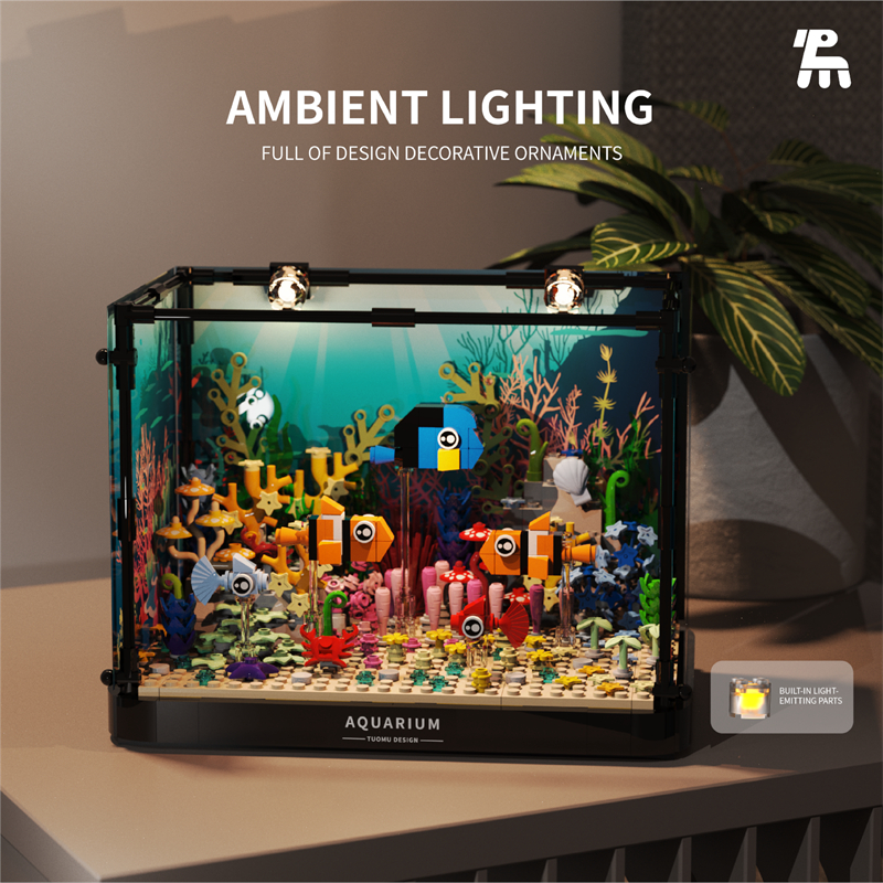 Aquarium building blocks fish  - Aquarium Fish World avis et prix