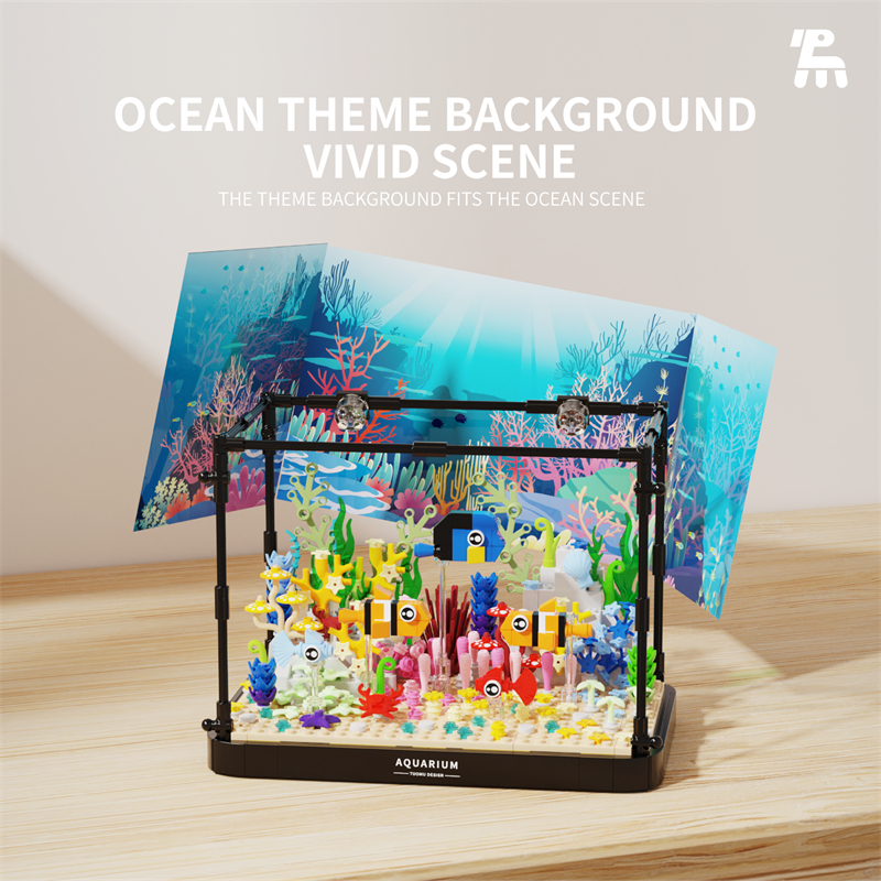 Aquarium building blocks fish  - Aquarium Fish World avis et prix