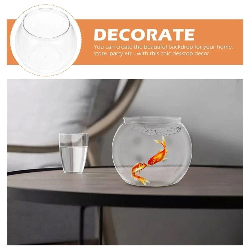 New Transparent Fish Tank Roun - Aquarium Fish In Bowl avis et prix