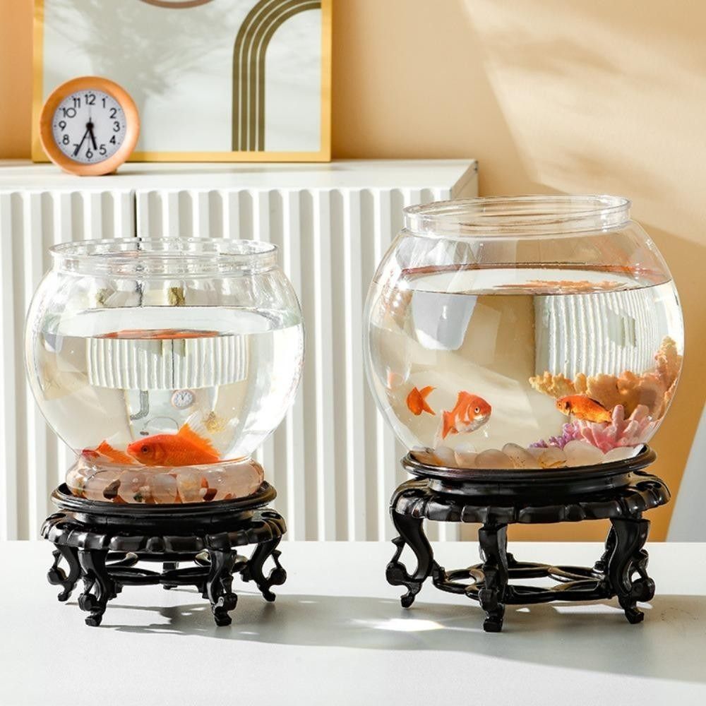 New Transparent Fish Tank Roun - Aquarium Fish In Bowl avis et prix