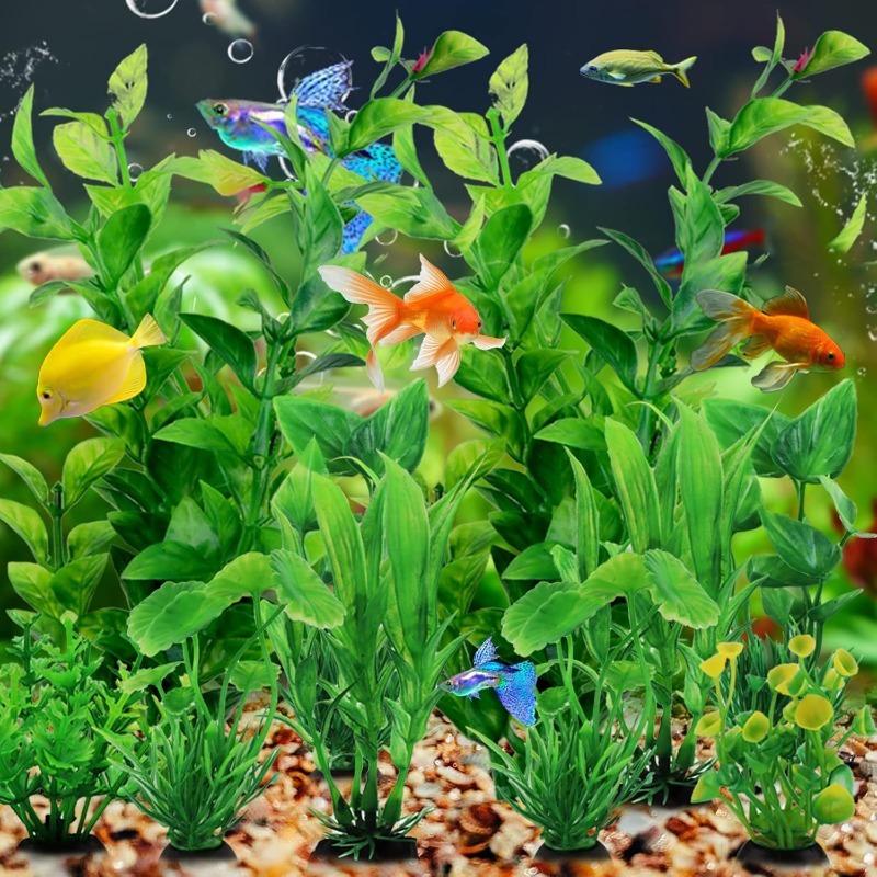 10/20Pcs Artificial Aquarium P - Aquarium Fish Green avis et prix