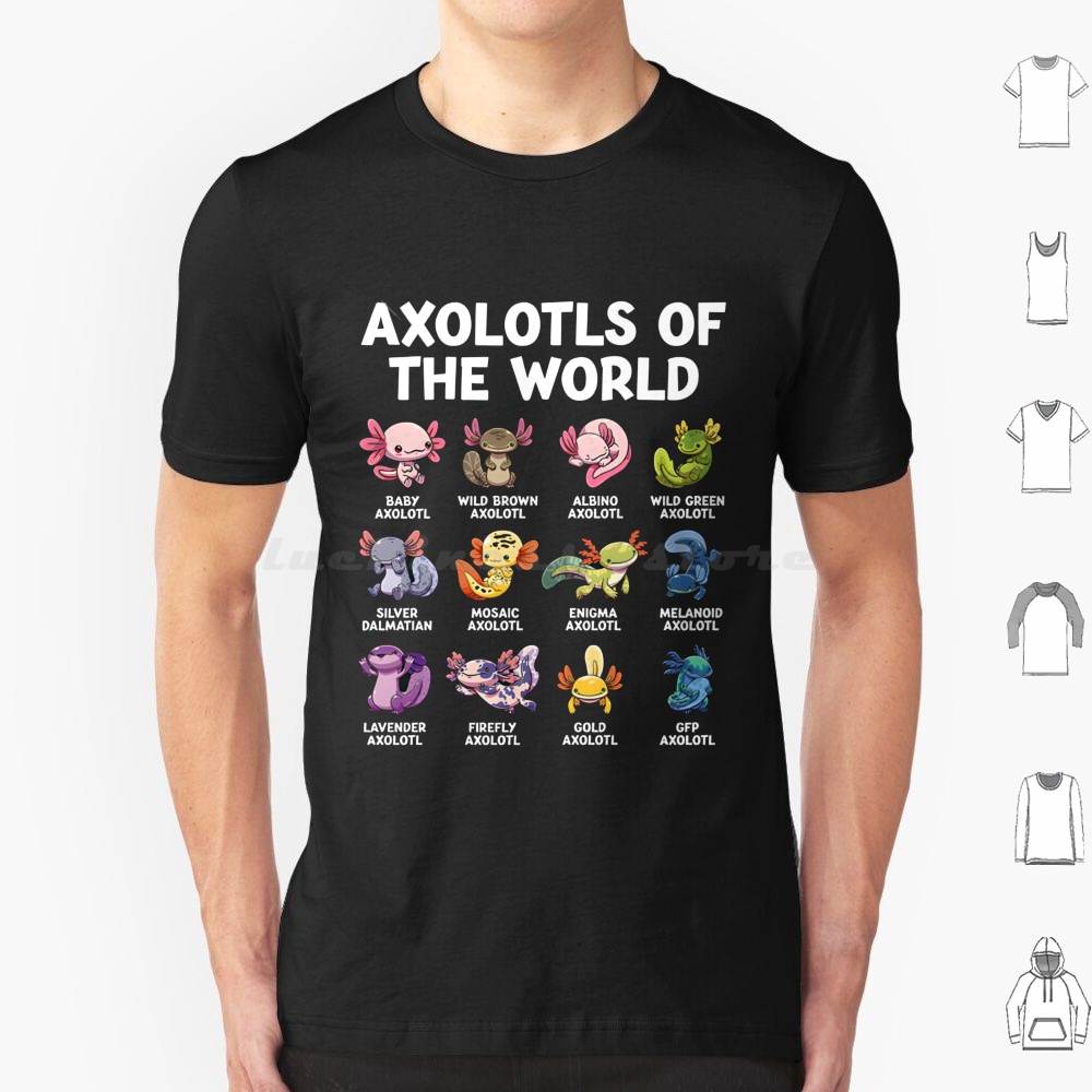 World Axolotls T Shirt 6xl Cot - Aquarium Fish World avis et prix