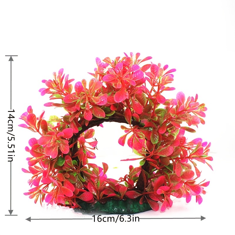 Underwater Wreath Artificial U - Aquarium Fish Green avis et prix