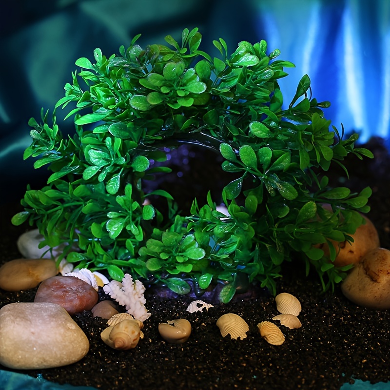 Underwater Wreath Artificial U - Aquarium Fish Green avis et prix