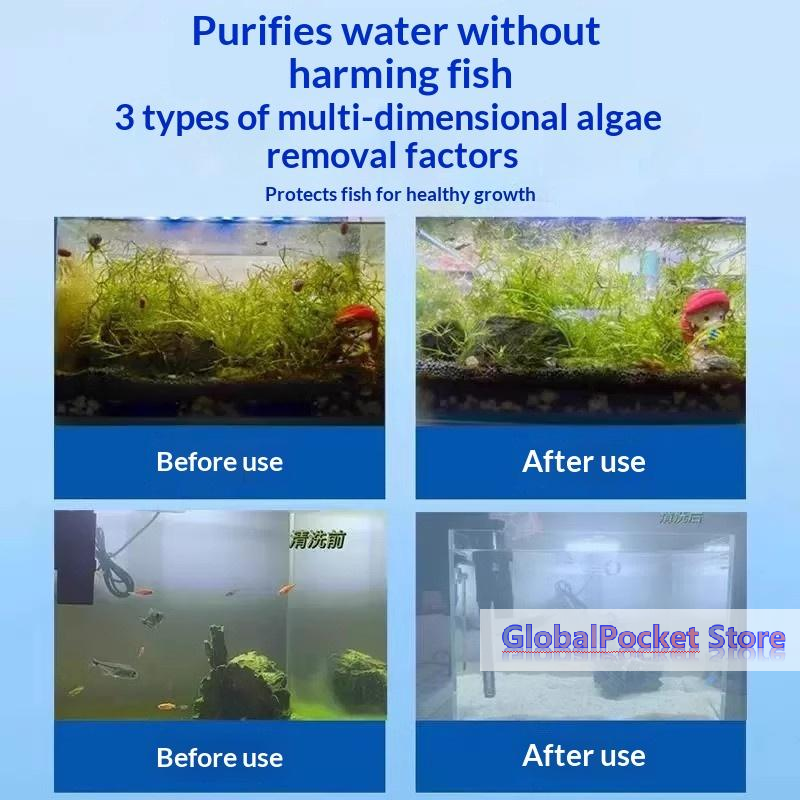 [TG823]1/2/3 Bottles Aquarium  - Aquarium Fish Green avis et prix
